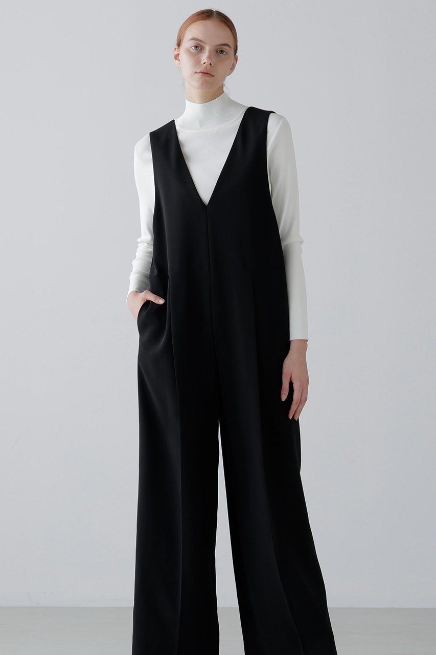 【アドーア/ADORE】のダブルツイルコンビネゾン 人気、トレンドファッション・服の通販 founy(ファニー) 　ファッション　Fashion　レディースファッション　Fashion for Women　パンツ　Pants & Trousers　コンビネゾン　Jumpsuit, All-in-One　ツイル　Twist, Twisted Detail　フロント　Front, Front Design　other-3|ID: prp329100004630181 ipo3291000000036078314