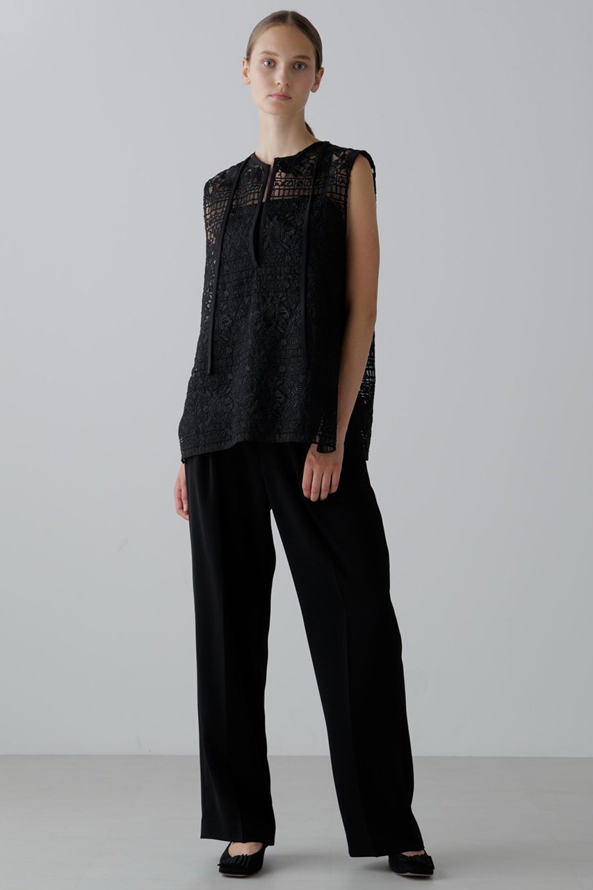 【アドーア/ADORE】のストレッチジョーゼットパンツ 人気、トレンドファッション・服の通販 founy(ファニー) 　ファッション　Fashion　レディースファッション　Fashion for Women　パンツ　Pants & Trousers　ストレッチ　Stretch, Stretchy Fabric　ストレート　Straight, Straight Cut　other-4|ID: prp329100004630183 ipo3291000000034991187