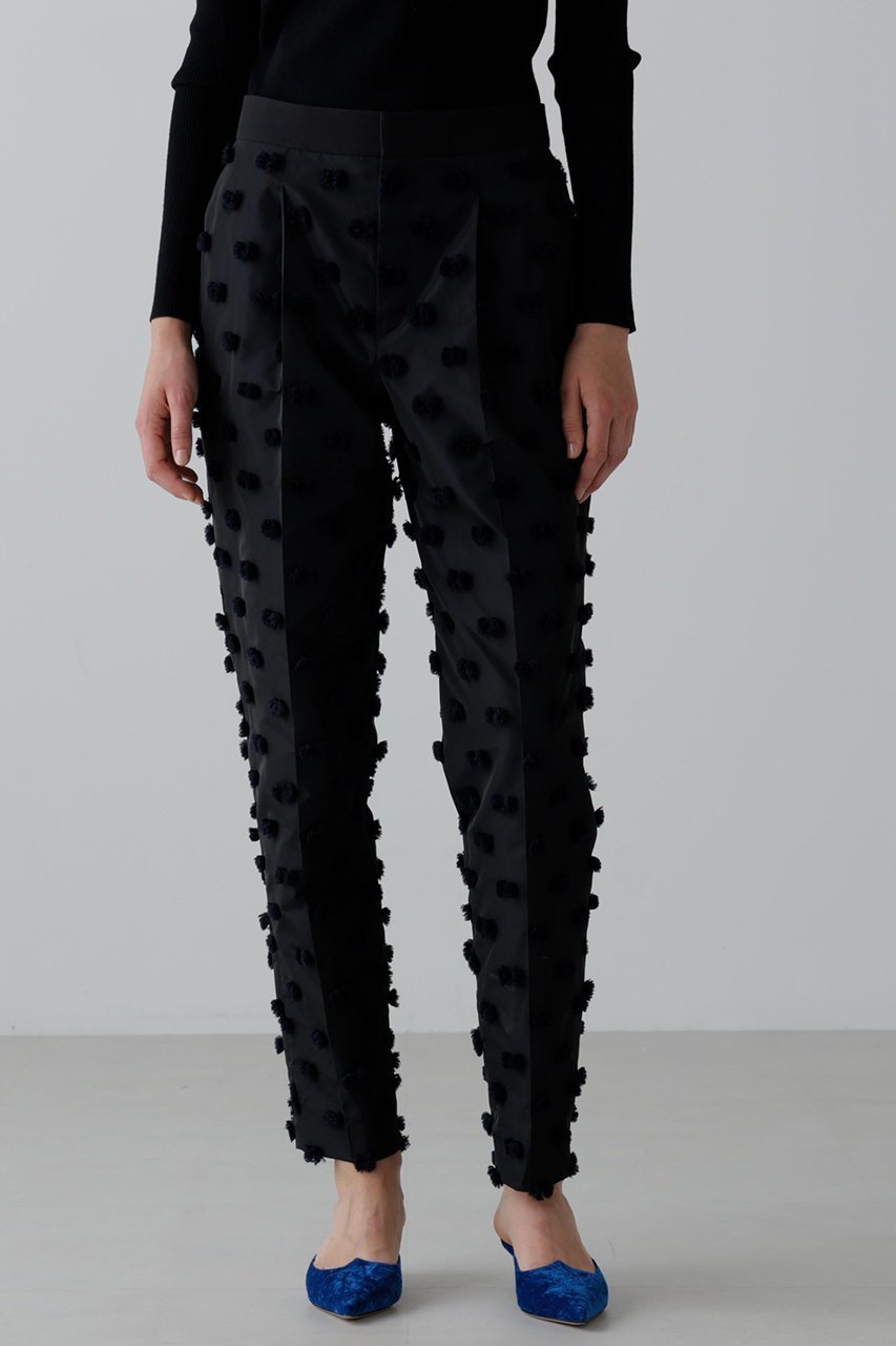 【アドーア/ADORE】のラビットテールジャガードパンツ 人気、トレンドファッション・服の通販 founy(ファニー) 　ファッション　Fashion　レディースファッション　Fashion for Women　パンツ　Pants & Trousers　シャンブレー　Chambray, Denim-Like Fabric　ジャカード／ジャガード　Jacquard, Woven Pattern　タフタ　Taffeta, Structured Fabric　モチーフ　Motif, Design Theme　other-4|ID: prp329100004630184 ipo3291000000033299884