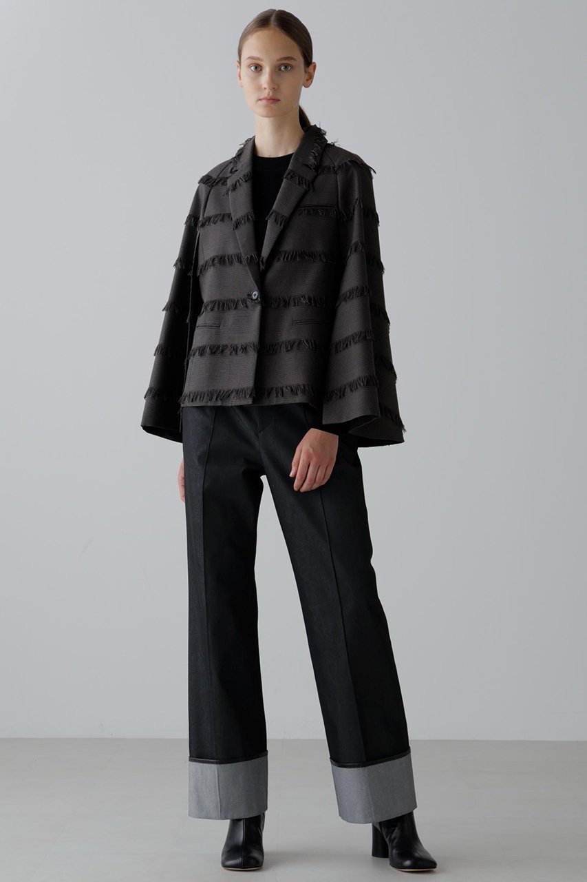 【アドーア/ADORE】のデニムライクストレッチパンツ 人気、トレンドファッション・服の通販 founy(ファニー) 　ファッション　Fashion　レディースファッション　Fashion for Women　パンツ　Pants & Trousers　デニムパンツ・ジーンズ・美脚デニム　Denim Jeans & Pants　クール　Cool, Chic　デニム　Denim, Jeans Material　パイピング　Piping, Trim Design　フラット　Flat, Flat Shoes　other-2|ID: prp329100004630185 ipo3291000000035753277