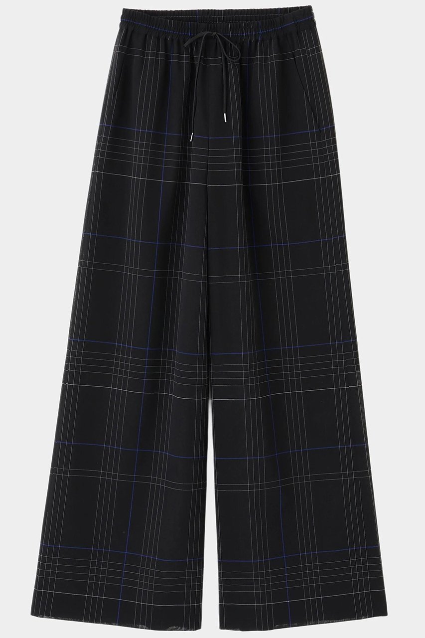 【ル フィル/LE PHIL】のシアーウールパンツ 人気、トレンドファッション・服の通販 founy(ファニー) 　ファッション　Fashion　レディースファッション　Fashion for Women　パンツ　Pants & Trousers　エレガント 上品　Elegant　今季　This Season, Current Season　シャーリング　Shirring, Ruched　シンプル　Simple, Minimal　スタンダード　Standard, Basic　ストレート　Straight, Straight Cut　セットアップ　Set-Up, Coordinated Outfit　チェック　Check, Plaid, Tartan　ドローストリング　Drawstring, Pull Cord　定番　Standard, Basic Item　フィット　Fit, Slim Fit　ワイド　Wide, Wide Fit　おすすめ　Recommended / Our Picks　 other-1|ID: prp329100004630188 ipo3291000000035664344