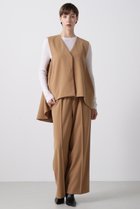 【ヒューエルミュージアム/hueLe Museum】の【hLM】ダブルクロスドロストパンツ ベージュ|ID: prp329100004630193 ipo3291000000036101082