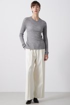 【ヒューエルミュージアム/hueLe Museum】の【hLM】ダブルクロスドロストパンツ ホワイト|ID: prp329100004630193 ipo3291000000036595100