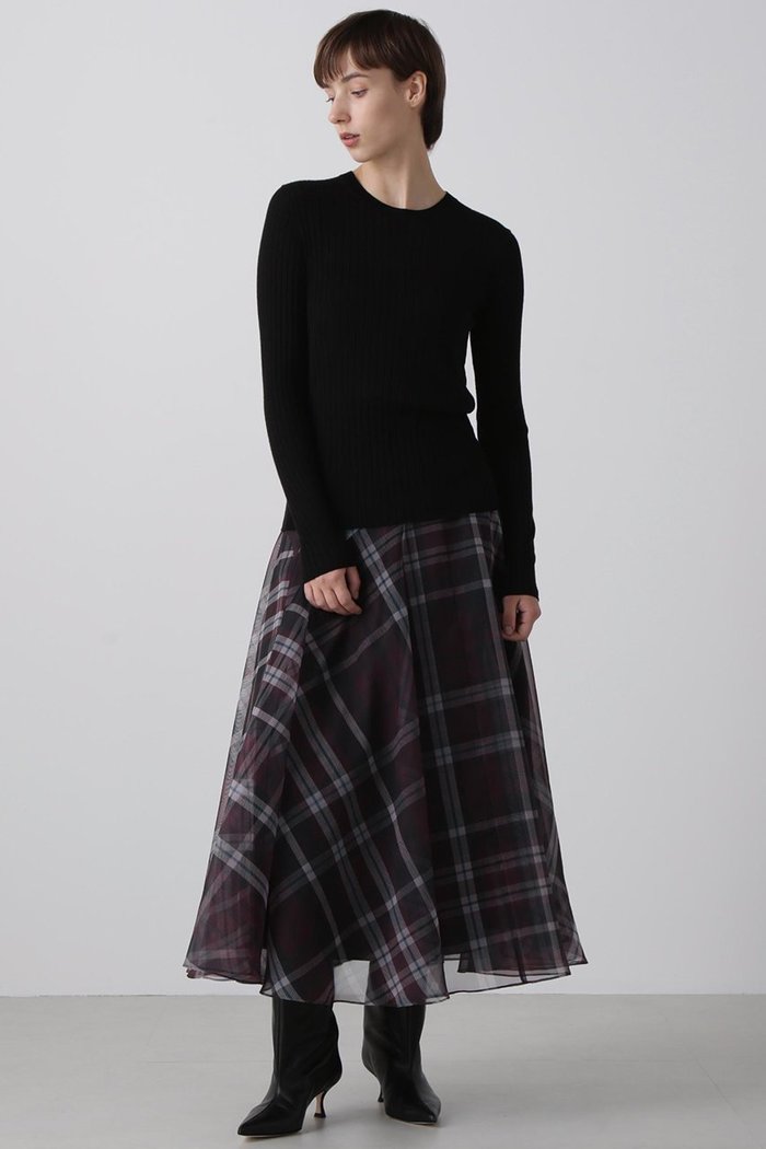 【ヒューエルミュージアム/hueLe Museum】の【hLM】シアーチェックスカート インテリア・キッズ・メンズ・レディースファッション・服の通販 founy(ファニー) https://founy.com/ ファッション Fashion レディースファッション Fashion for Women スカート Skirts ロングスカート Long Skirts / Maxi & Midi Skirts おすすめ Recommended / Our Picks オーガンジー Organza Fabric クラシック Classic, Timeless Style チェック Check, Plaid, Tartan フレア Flare, Flared モダン Modern, Contemporary ロング Long, Long-Length 定番 Standard, Basic Item A/W・秋冬 Autumn/Winter |ID: prp329100004630195 ipo3291000000035694512