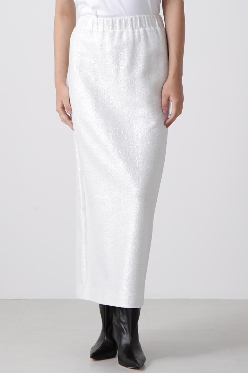 【ヒューエルミュージアム/hueLe Museum】の【hLM】箔プリントカットソースカート 人気、トレンドファッション・服の通販 founy(ファニー) 　ファッション　Fashion　レディースファッション　Fashion for Women　スカート　Skirts　ロングスカート　Long Skirts / Maxi & Midi Skirts　シンプル　Simple, Minimal　プリント　Print, Printed Pattern　ロング　Long, Long-Length　other-2|ID: prp329100004630196 ipo3291000000035394092