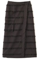 【アドーア/ADORE】のフリンジチェックスカート 人気、トレンドファッション・服の通販 founy(ファニー) ファッション Fashion レディースファッション Fashion for Women スカート Skirts ロングスカート Long Skirts / Maxi & Midi Skirts おすすめ Recommended / Our Picks ジャカード／ジャガード Jacquard, Woven Pattern ジャケット Jacket, Outerwear セットアップ Set-Up, Coordinated Outfit チェック Check, Plaid, Tartan フリンジ Fringe, Tassel ボーダー Border, Stripe ポケット Pocket, Pocket Detail ロング Long, Long-Length 新作・新入荷 New Arrivals / New In |ID:prp329100004630198