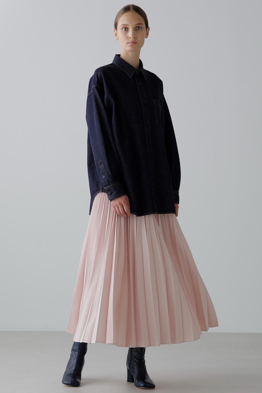 【アドーア/ADORE】のストレッチジョーゼットスカート 人気、トレンドファッション・服の通販 founy(ファニー) 　ファッション　Fashion　レディースファッション　Fashion for Women　スカート　Skirts　ロングスカート　Long Skirts / Maxi & Midi Skirts　ジョーゼット　Georgette, Semi-Sheer Fabric　ストレッチ　Stretch, Stretchy Fabric　プリーツ　Pleats, Pleated　ロング　Long, Long-Length　other-2|ID: prp329100004630200 ipo3291000000033299999