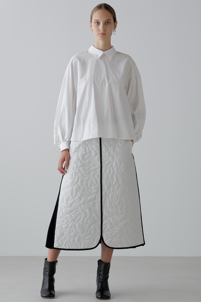 【アドーア/ADORE】のグラフィティキルティングスカート 人気、トレンドファッション・服の通販 founy(ファニー) 　ファッション　Fashion　レディースファッション　Fashion for Women　スカート　Skirts　おすすめ　Recommended / Our Picks　キルティング　Quilted, Quilting　ジャケット　Jacket, Outerwear　セットアップ　Set-Up, Coordinated Outfit　センター　Center, Center Line　タフタ　Taffeta, Structured Fabric　プリーツ　Pleats, Pleated　other-2|ID: prp329100004630202 ipo3291000000033300015