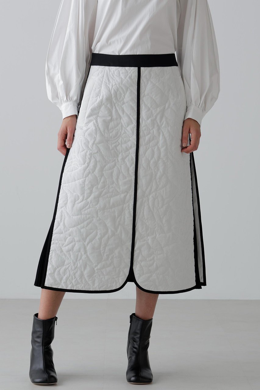 【アドーア/ADORE】のグラフィティキルティングスカート 人気、トレンドファッション・服の通販 founy(ファニー) 　ファッション　Fashion　レディースファッション　Fashion for Women　スカート　Skirts　おすすめ　Recommended / Our Picks　キルティング　Quilted, Quilting　ジャケット　Jacket, Outerwear　セットアップ　Set-Up, Coordinated Outfit　センター　Center, Center Line　タフタ　Taffeta, Structured Fabric　プリーツ　Pleats, Pleated　other-4|ID: prp329100004630202 ipo3291000000033300017