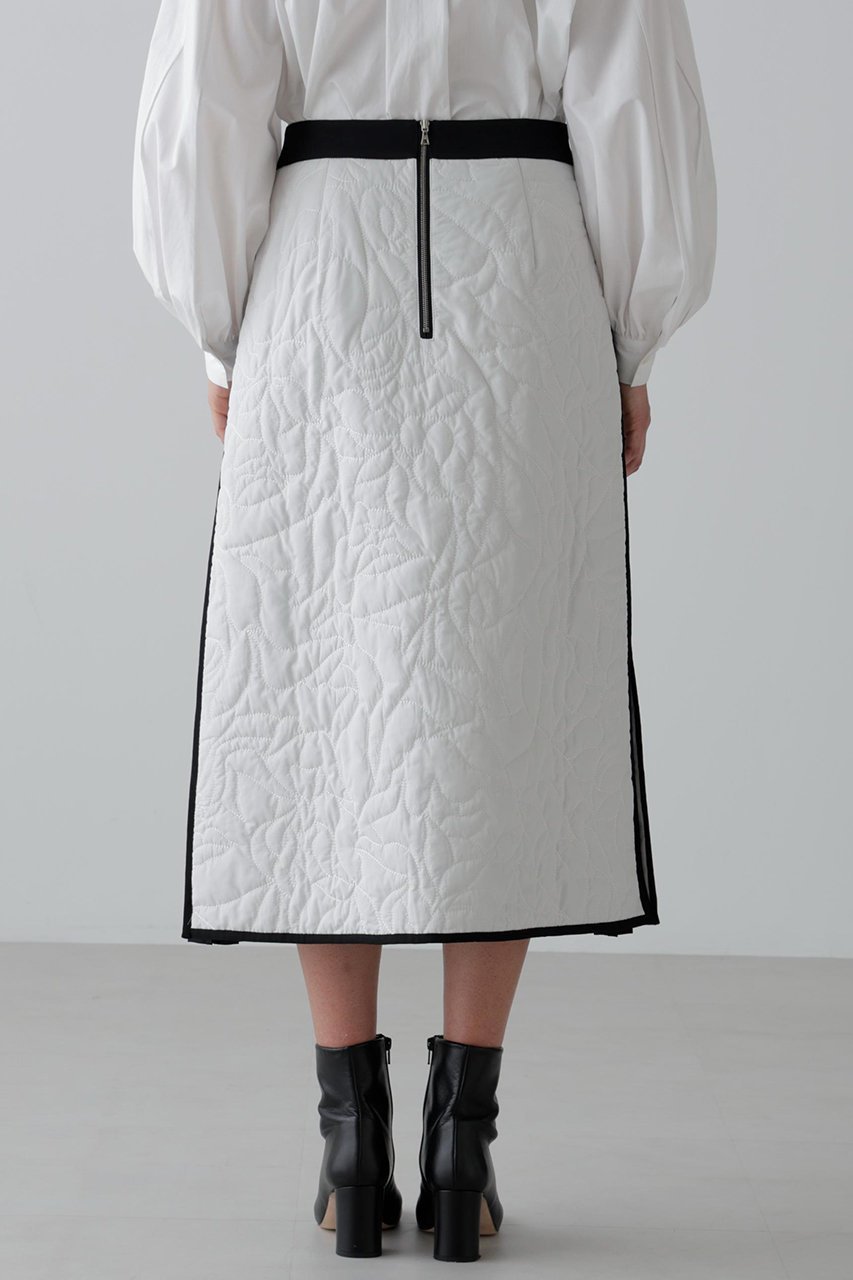 【アドーア/ADORE】のグラフィティキルティングスカート 人気、トレンドファッション・服の通販 founy(ファニー) 　ファッション　Fashion　レディースファッション　Fashion for Women　スカート　Skirts　おすすめ　Recommended / Our Picks　キルティング　Quilted, Quilting　ジャケット　Jacket, Outerwear　セットアップ　Set-Up, Coordinated Outfit　センター　Center, Center Line　タフタ　Taffeta, Structured Fabric　プリーツ　Pleats, Pleated　other-6|ID: prp329100004630202 ipo3291000000033300019