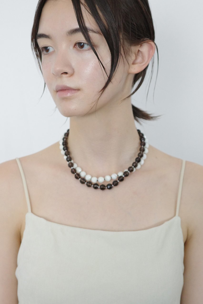 【メゾンドパルス/MAISON DPULSE】の【ELLE SHOP限定】Smoke allknot ネックレス 人気、トレンドファッション・服の通販 founy(ファニー) 　ファッション　Fashion　レディースファッション　Fashion for Women　ジュエリー　Jewelry　ネックレス　Necklaces & Pendants　2025年　2025　2025-2026秋冬・A/W　Autumn/Winter 2025–26 AW25–26　シンプル　Simple, Minimal　トレンド　Trend, Trending Now　ネックレス　Necklace, Pendant Necklace　A/W・秋冬　Autumn/Winter　other-7|ID: prp329100004630716 ipo3291000000033312661