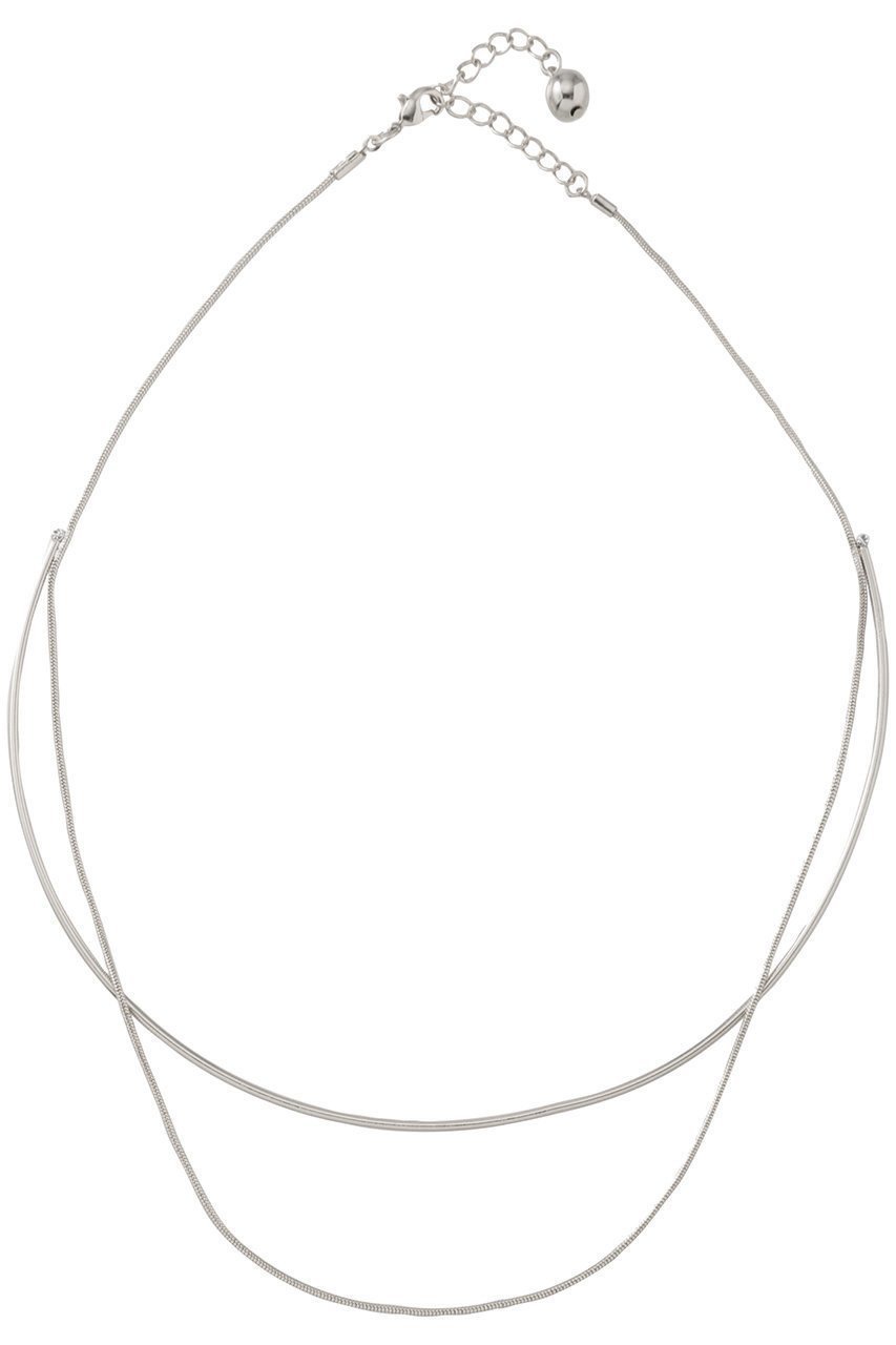 【アルアバイル/allureville】の2連チョーカー A インテリア・キッズ・メンズ・レディースファッション・服の通販 founy(ファニー) 　ファッション　Fashion　レディースファッション　Fashion for Women　ジュエリー　Jewelry　ネックレス　Necklaces & Pendants　チョーカー　Tulle, Mesh Fabric　ネックレス　Necklace, Pendant Necklace　メタル　Metal, Metal Parts　ワイヤー　Wire, Wired Bra　シルバー|ID: prp329100004630718 ipo3291000000036132106