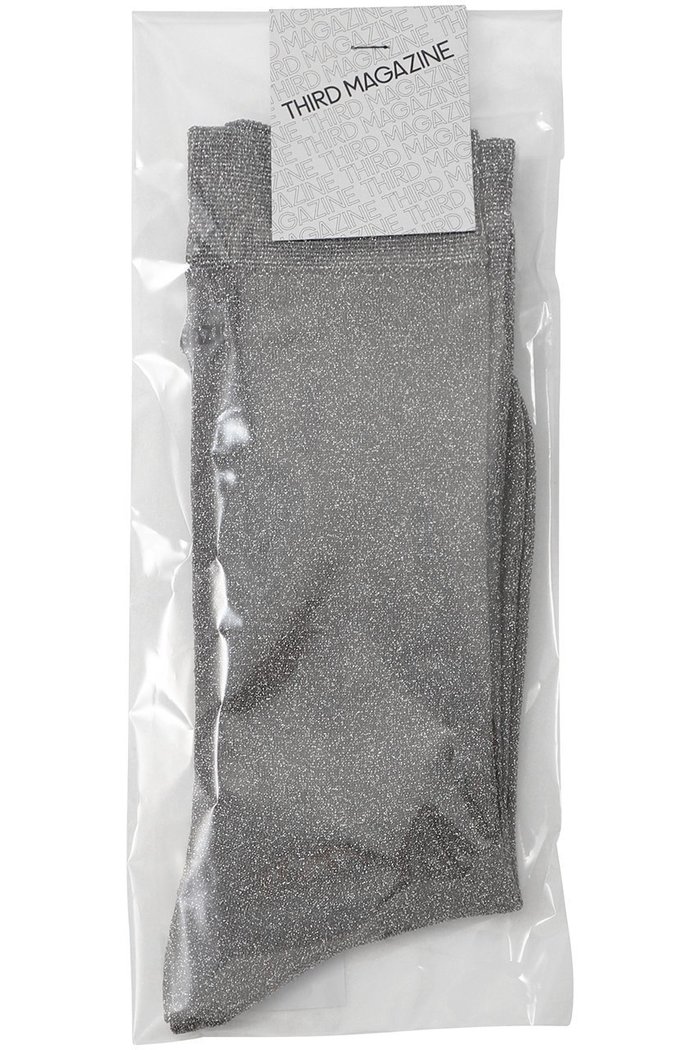 【サードマガジン/THIRD MAGAZINE】のTHIRD MAGAZINE×mikomori ロゴ刺繍ラメソックス インテリア・キッズ・メンズ・レディースファッション・服の通販 founy(ファニー) https://founy.com/ ファッション Fashion レディースファッション Fashion for Women ソックス&靴下 Socks & Hosiery レッグウェア・ストッキング Legwear & Hosiery シルバー Silver, Metallic Silver ソックス Socks, Hosiery ミドル Middle Length, Mid Height 人気 Popular, Best Seller |ID: prp329100004630726 ipo3291000000035615567