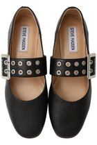 【スティーブマデン/STEVE MADDEN】のATLANTICA メタルバックルフラットシューズ ブラックレザー|ID: prp329100004630753 ipo3291000000036896818