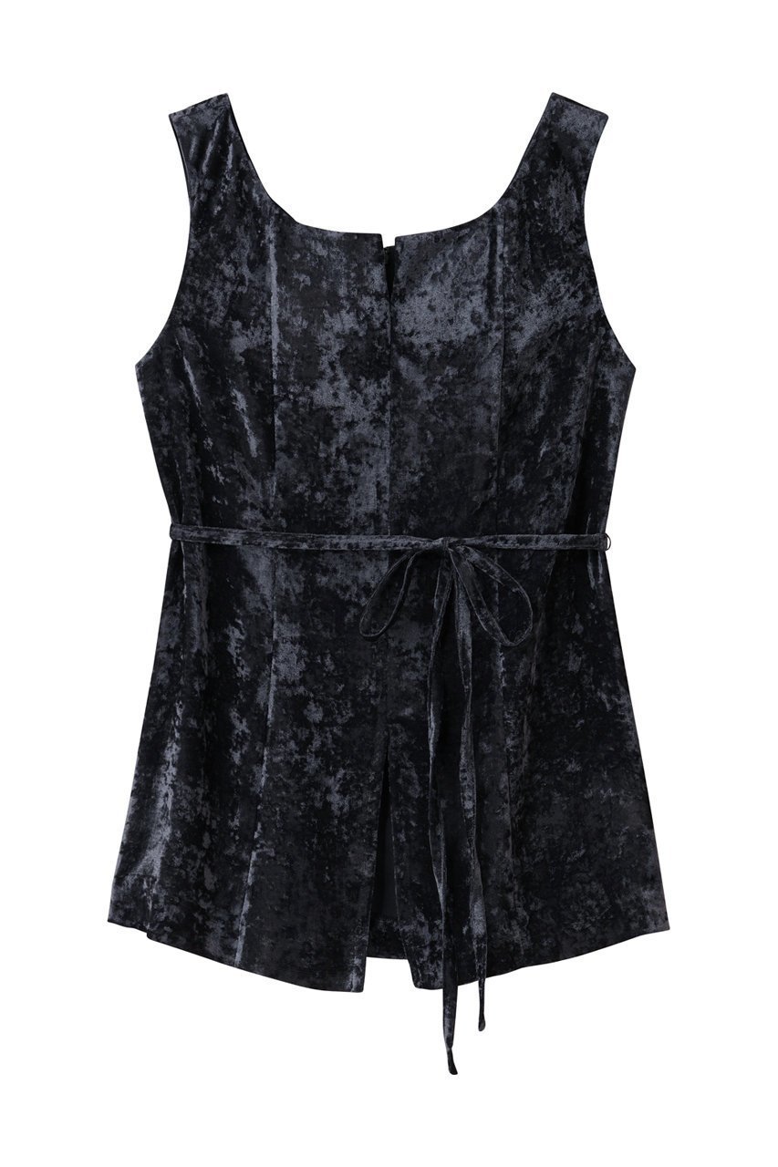 【スタニングルアー/STUNNING LURE】のシアーベルベットトップス インテリア・キッズ・メンズ・レディースファッション・服の通販 founy(ファニー) 　ファッション　Fashion　レディースファッション　Fashion for Women　トップス・カットソー　Cut & Sew Tops　シャツ・ブラウス・オフィスカジュアル　Elegant Blouses & Button-Ups　ロングTシャツ・Tシャツ　Longline T-Shirts & Tees　カットソー・ベーシックTシャツ　Cut-and-Sewn Tops / Stretch Tees & Basics　おすすめ　Recommended / Our Picks　クラッシュ　Distressed, Crashed Style　シェイプ　Shape, Slim Fit　スリーブ　Sleeve, Long Sleeve / Short Sleeve　セットアップ　Set-Up, Coordinated Outfit　デコルテ　Décolleté, Neckline　ノースリーブ　Sleeveless, No-Sleeve　ロング　Long, Long-Length　エレガント 上品　Elegant　秋　Autumn　ネイビー|ID: prp329100004630755 ipo3291000000036182317