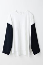 【エンフォルド/ENFOLD】のJACKT-SLEEVES LONG-T-SHIRT/Tシャツ 人気、トレンドファッション・服の通販 founy(ファニー) ファッション Fashion レディースファッション Fashion for Women トップス・カットソー Cut & Sew Tops シャツ・ブラウス・オフィスカジュアル Elegant Blouses & Button-Ups ロングTシャツ・Tシャツ Longline T-Shirts & Tees カットソー・ベーシックTシャツ Cut-and-Sewn Tops / Stretch Tees & Basics シンプル Simple, Minimal ジャケット Jacket, Outerwear スリーブ Sleeve, Long Sleeve / Short Sleeve スーツ Suit, Formalwear ドッキング Docking, Mixed Material リラックス Relax, Relaxed Fit ロング Long, Long-Length ワイド Wide, Wide Fit thumbnail ホワイト|ID: prp329100004630758 ipo3291000000033312927