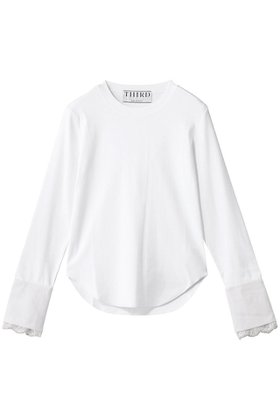 【サードマガジン/THIRD MAGAZINE】のレース袖カットソー 人気、トレンドファッション・服の通販 founy(ファニー) ファッション Fashion レディースファッション Fashion for Women トップス・カットソー Cut & Sew Tops シャツ・ブラウス・オフィスカジュアル Elegant Blouses & Button-Ups ロングTシャツ・Tシャツ Longline T-Shirts & Tees カットソー・ベーシックTシャツ Cut-and-Sewn Tops / Stretch Tees & Basics 2025年 2025 2025-2026秋冬・A/W Autumn/Winter 2025–26 AW25–26 カットソー Cut and Sewn Top カフス Cuff Design シンプル Simple, Minimal ジャケット Jacket, Outerwear スウェット / スエット Sweatshirt, Sweatwear スリーブ Sleeve, Long Sleeve / Short Sleeve レース Lace, Lace Fabric ロング Long, Long-Length A/W・秋冬 Autumn/Winter |ID:prp329100004630761
