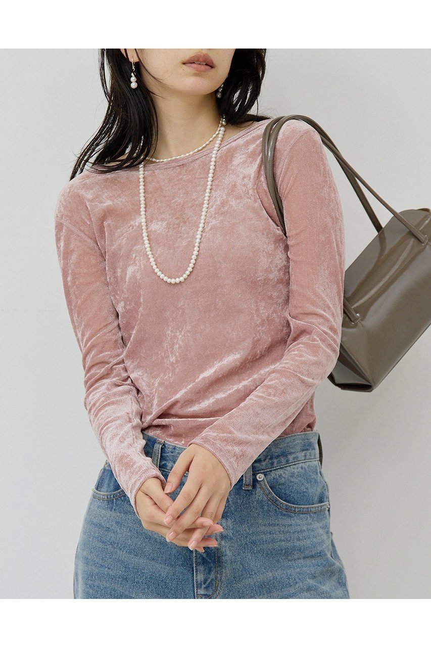 【ガリャルダガランテ/GALLARDAGALANTE】のメッシュフロッキーロンT 人気、トレンドファッション・服の通販 founy(ファニー) 　ファッション　Fashion　レディースファッション　Fashion for Women　トップス・カットソー　Cut & Sew Tops　シャツ・ブラウス・オフィスカジュアル　Elegant Blouses & Button-Ups　ロングTシャツ・Tシャツ　Longline T-Shirts & Tees　カットソー・ベーシックTシャツ　Cut-and-Sewn Tops / Stretch Tees & Basics　2025年　2025　2025-2026秋冬・A/W　Autumn/Winter 2025–26 AW25–26　コンパクト　Compact, Small Size　シンプル　Simple, Minimal　スリーブ　Sleeve, Long Sleeve / Short Sleeve　ベロア　Velour, Soft Velvet　メッシュ　Mesh, Net Fabric　ロング　Long, Long-Length　冬　Winter / This Winter　夏　Summer　秋　Autumn　A/W・秋冬　Autumn/Winter　 other-1|ID: prp329100004630764 ipo3291000000033312975