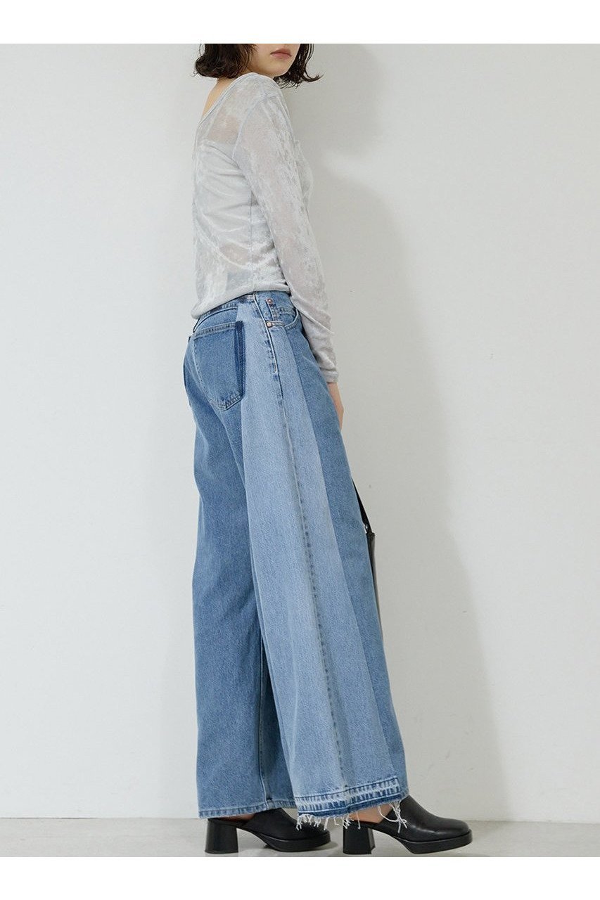 【ガリャルダガランテ/GALLARDAGALANTE】のメッシュフロッキーロンT 人気、トレンドファッション・服の通販 founy(ファニー) 　ファッション　Fashion　レディースファッション　Fashion for Women　トップス・カットソー　Cut & Sew Tops　シャツ・ブラウス・オフィスカジュアル　Elegant Blouses & Button-Ups　ロングTシャツ・Tシャツ　Longline T-Shirts & Tees　カットソー・ベーシックTシャツ　Cut-and-Sewn Tops / Stretch Tees & Basics　2025年　2025　2025-2026秋冬・A/W　Autumn/Winter 2025–26 AW25–26　コンパクト　Compact, Small Size　シンプル　Simple, Minimal　スリーブ　Sleeve, Long Sleeve / Short Sleeve　ベロア　Velour, Soft Velvet　メッシュ　Mesh, Net Fabric　ロング　Long, Long-Length　冬　Winter / This Winter　夏　Summer　秋　Autumn　A/W・秋冬　Autumn/Winter　other-4|ID: prp329100004630764 ipo3291000000033312985