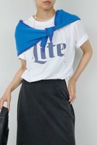 【ガリャルダガランテ/GALLARDAGALANTE】の【GOOD ROCK SPEED】Miller Lite Tシャツ 人気、トレンドファッション・服の通販 founy(ファニー) ファッション Fashion レディースファッション Fashion for Women トップス・カットソー Cut & Sew Tops シャツ・ブラウス・オフィスカジュアル Elegant Blouses & Button-Ups ロングTシャツ・Tシャツ Longline T-Shirts & Tees カットソー・ベーシックTシャツ Cut-and-Sewn Tops / Stretch Tees & Basics 2025年 2025 2025-2026秋冬・A/W Autumn/Winter 2025–26 AW25–26 インナー Innerwear グラフィック Graphic, Graphic Design ショート Short, Short Length ジャケット Jacket, Outerwear スリーブ Sleeve, Long Sleeve / Short Sleeve プリント Print, Printed Pattern ボトム Bottoms, Lower Wear ヴィンテージ Vintage Style 半袖 Short Sleeve, Half Sleeve A/W・秋冬 Autumn/Winter thumbnail ホワイト|ID: prp329100004630765 ipo3291000000033312995