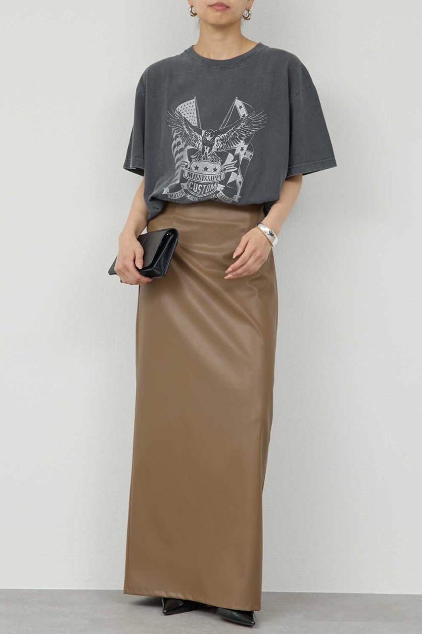 【ガリャルダガランテ/GALLARDAGALANTE】の【GOOD ROCK SPEED】オリジナルプリントTシャツ 人気、トレンドファッション・服の通販 founy(ファニー) 　ファッション　Fashion　レディースファッション　Fashion for Women　トップス・カットソー　Cut & Sew Tops　シャツ・ブラウス・オフィスカジュアル　Elegant Blouses & Button-Ups　ロングTシャツ・Tシャツ　Longline T-Shirts & Tees　カットソー・ベーシックTシャツ　Cut-and-Sewn Tops / Stretch Tees & Basics　インナー　Innerwear　グラフィック　Graphic, Graphic Design　ショート　Short, Short Length　ジャケット　Jacket, Outerwear　スリーブ　Sleeve, Long Sleeve / Short Sleeve　プリント　Print, Printed Pattern　夏　Summer　秋　Autumn　other-2|ID: prp329100004630766 ipo3291000000035615588