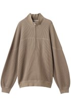 【ユニバーサルプロダクツ/UNIVERSAL PRODUCTS / MEN】の【MEN】WAFFLE FOOTBALL HALF ZIP SWEAT/スウェット L.BROWN|ID:prp329100004630767