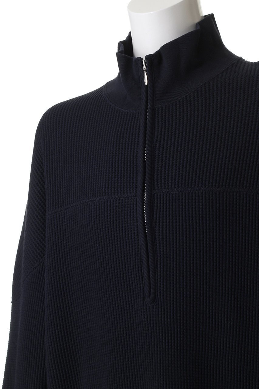 【ユニバーサルプロダクツ/UNIVERSAL PRODUCTS / MEN】の【MEN】WAFFLE FOOTBALL HALF ZIP SWEAT/スウェット 人気、トレンドファッション・服の通販 founy(ファニー) 　ファッション　Fashion　メンズファッション　Fashion for Men　トップス・カットソー　Cut & Sew Tops　パーカー・フーディー / カジュアルコーデ　Hoodies & Parkas　メンズシャツ　Shirts　2025年　2025　2025-2026秋冬・A/W　Autumn/Winter 2025–26 AW25–26　インナー　Innerwear　クラシック　Classic, Timeless Style　ジップ　Zip, Zipper　スウェット / スエット　Sweatshirt, Sweatwear　スポーティ　Sporty, Casual Athletic　モダン　Modern, Contemporary　モチーフ　Motif, Design Theme　ワッフル　Waffle, Waffle Knit　A/W・秋冬　Autumn/Winter　other-5|ID: prp329100004630767 ipo3291000000033313027