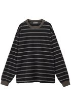 【ユニバーサルプロダクツ/UNIVERSAL PRODUCTS / MEN】の【MEN】ORIGINAL BORDER L/S T-SHIRTS ロングスリーブTシャツ BLACK|ID:prp329100004630769