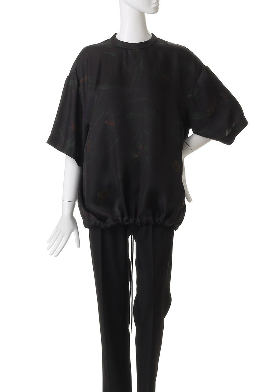 【ニアー ニッポン/near.nippon】のボタニカルプリント オーバーTシャツ 人気、トレンドファッション・服の通販 founy(ファニー) 　ファッション　Fashion　レディースファッション　Fashion for Women　トップス・カットソー　Cut & Sew Tops　シャツ・ブラウス・オフィスカジュアル　Elegant Blouses & Button-Ups　ロングTシャツ・Tシャツ　Longline T-Shirts & Tees　カットソー・ベーシックTシャツ　Cut-and-Sewn Tops / Stretch Tees & Basics　2025年　2025　2025-2026秋冬・A/W　Autumn/Winter 2025–26 AW25–26　なめらか　Smooth, Silky Texture　インナー　Innerwear　カットソー　Cut and Sewn Top　キュプラ　Cupro, Eco Fabric　コクーン　Cocoon, Cocoon Silhouette　ショート　Short, Short Length　スリーブ　Sleeve, Long Sleeve / Short Sleeve　ツイル　Twist, Twisted Detail　ドローコード　Drawcord, Drawstring Cord　ハイネック　High Neck, Mock Neck　フォーマル　Formal, Dressy　ボタニカル　Botanical, Floral Pattern　マニッシュ　Mannish, Boyish　リラックス　Relax, Relaxed Fit　エレガント 上品　Elegant　A/W・秋冬　Autumn/Winter　other-6|ID: prp329100004630770 ipo3291000000033313047