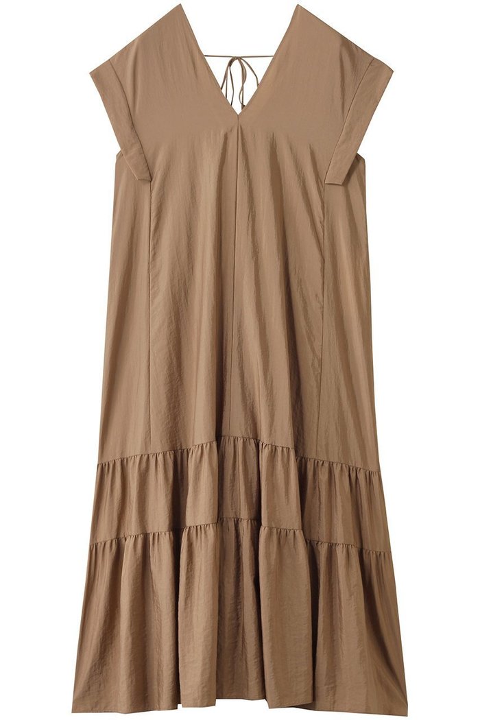 【プルミエ アロンディスモン/1er Arrondissement】のナイロンクロスティアードワンピース インテリア・キッズ・メンズ・レディースファッション・服の通販 founy(ファニー) https://founy.com/ ファッション Fashion レディースファッション Fashion for Women ワンピース Dresses チュニック Tunic Tops & Dresses エレガント 上品 Elegant チュニック Tunic, Long Top リボン Ribbon, Bow ロング Long, Long-Length |ID: prp329100004630776 ipo3291000000036132267