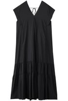 【プルミエ アロンディスモン/1er Arrondissement】のナイロンクロスティアードワンピース ブラック|ID: prp329100004630776 ipo3291000000036132269