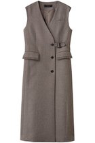 【アルアバイル/allureville】のツィードライクロングジレワンピース グレージュ|ID:prp329100004630780