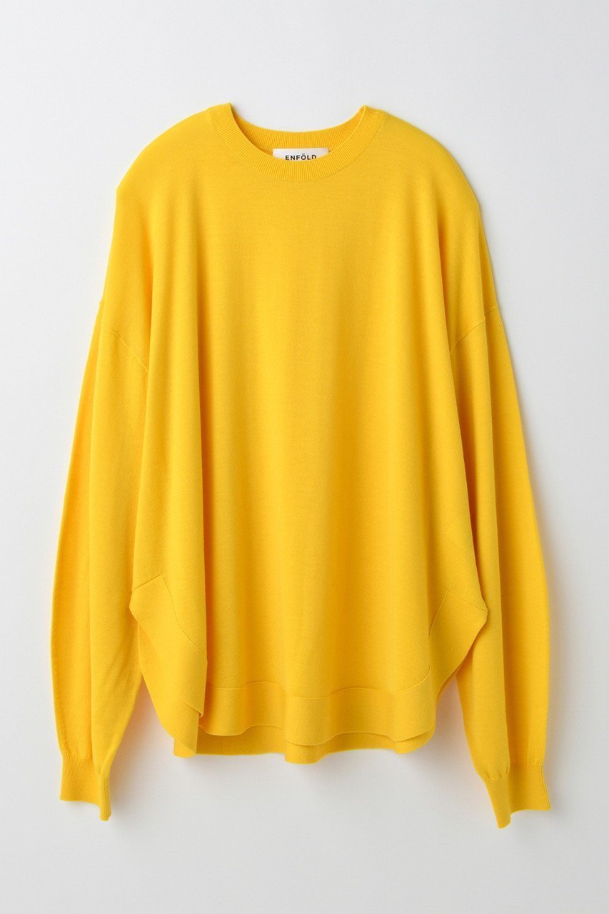 【エンフォルド/ENFOLD】のCIRCLE PULLOVER/プルオーバー 人気、トレンドファッション・服の通販 founy(ファニー) 　ファッション　Fashion　レディースファッション　Fashion for Women　トップス・カットソー　Cut & Sew Tops　シャツ・ブラウス・オフィスカジュアル　Elegant Blouses & Button-Ups　カジュアルプルオーバー・ニットトップス　Pullovers & Knit Tops / Casual Pullovers　サークル　Circle, Round Design　スリーブ　Sleeve, Long Sleeve / Short Sleeve　ベーシック　Basic, Essential　リラックス　Relax, Relaxed Fit　ルーズ　Loose, Oversized　ロング　Long, Long-Length　 other-1|ID: prp329100004630791 ipo3291000000033313193