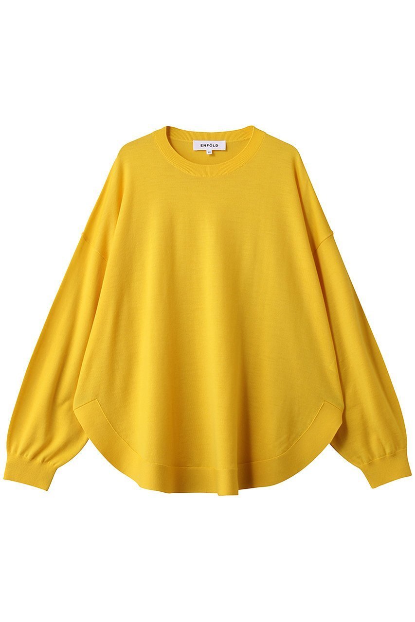 【エンフォルド/ENFOLD】のCIRCLE PULLOVER/プルオーバー 人気、トレンドファッション・服の通販 founy(ファニー) ファッション Fashion レディースファッション Fashion for Women トップス・カットソー Cut & Sew Tops シャツ・ブラウス・オフィスカジュアル Elegant Blouses & Button-Ups カジュアルプルオーバー・ニットトップス Pullovers & Knit Tops / Casual Pullovers サークル Circle, Round Design スリーブ Sleeve, Long Sleeve / Short Sleeve ベーシック Basic, Essential リラックス Relax, Relaxed Fit ルーズ Loose, Oversized ロング Long, Long-Length other-1|ID: prp329100004630791 ipo3291000000035868072