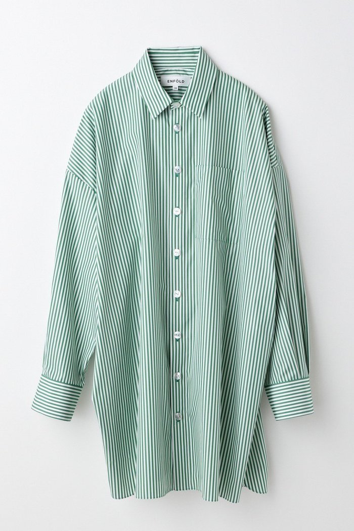 【エンフォルド/ENFOLD】の【8/13 12:00販売開始】TUCK BIG SHIRT/シャツ インテリア・キッズ・メンズ・レディースファッション・服の通販 founy(ファニー) https://founy.com/ ファッション Fashion レディースファッション Fashion for Women トップス・カットソー Cut & Sew Tops シャツ・ブラウス・オフィスカジュアル Elegant Blouses & Button-Ups おすすめ Recommended / Our Picks アシンメトリー Asymmetrical Style ショート Short, Short Length スリーブ Sleeve, Long Sleeve / Short Sleeve ランダム Random, Irregular ロング Long, Long-Length 新作・新入荷 New Arrivals / New In |ID: prp329100004630799 ipo3291000000033313227