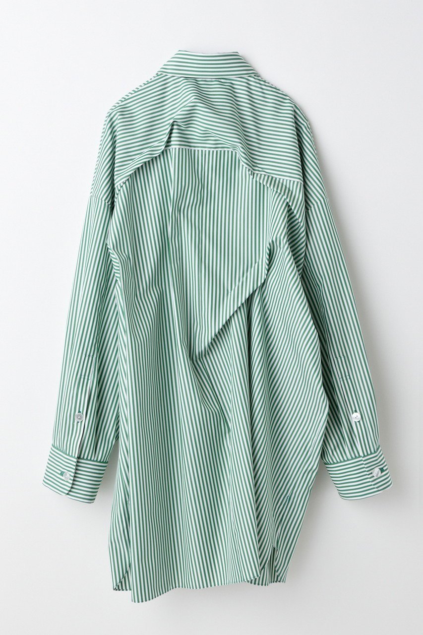 【エンフォルド/ENFOLD】のTUCK BIG SHIRT/シャツ 人気、トレンドファッション・服の通販 founy(ファニー) 　ファッション　Fashion　レディースファッション　Fashion for Women　トップス・カットソー　Cut & Sew Tops　シャツ・ブラウス・オフィスカジュアル　Elegant Blouses & Button-Ups　おすすめ　Recommended / Our Picks　アシンメトリー　Asymmetrical Style　ショート　Short, Short Length　スリーブ　Sleeve, Long Sleeve / Short Sleeve　ランダム　Random, Irregular　ロング　Long, Long-Length　再入荷　Restock / Back in Stock　other-2|ID: prp329100004630799 ipo3291000000033313228
