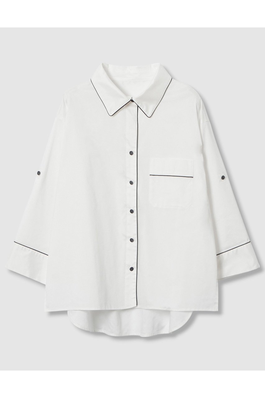 【アナイ/ANAYI】のブライトグログラン配色シャツ 人気、トレンドファッション・服の通販 founy(ファニー) 　ファッション　Fashion　レディースファッション　Fashion for Women　トップス・カットソー　Cut & Sew Tops　シャツ・ブラウス・オフィスカジュアル　Elegant Blouses & Button-Ups　2025年　2025　2025-2026秋冬・A/W　Autumn/Winter 2025–26 AW25–26　おすすめ　Recommended / Our Picks　グログラン　Grosgrain, Grosgrain Ribbon　シルク　Silk, 100% Silk　スリーブ　Sleeve, Long Sleeve / Short Sleeve　パジャマ　Pajamas, Sleepwear　ロング　Long, Long-Length　エレガント 上品　Elegant　A/W・秋冬　Autumn/Winter　 other-1|ID: prp329100004630803 ipo3291000000033313250