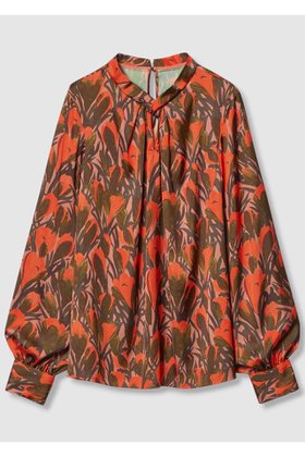 【アナイ/ANAYI】 ペイントフラワープリントスリットネックブラウス人気、トレンドファッション・服の通販 founy(ファニー) ファッション Fashion レディースファッション Fashion for Women トップス・カットソー Cut & Sew Tops シャツ・ブラウス・オフィスカジュアル Elegant Blouses & Button-Ups 花柄・フラワープリント・モチーフ Floral Prints & Motifs / Flower Pattern Tops おすすめ Recommended / Our Picks サテン Satin, Glossy Fabric スリット Slit, Slit Detail スリーブ Sleeve, Long Sleeve / Short Sleeve セットアップ Set-Up, Coordinated Outfit ツイスト Tweed, Tweed Fabric フロント Front, Front Design プリント Print, Printed Pattern ロング Long, Long-Length A/W・秋冬 Autumn/Winter |ID:prp329100004630806