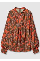 【アナイ/ANAYI】のペイントフラワープリントスリットネックブラウス 人気、トレンドファッション・服の通販 founy(ファニー) ファッション Fashion レディースファッション Fashion for Women トップス・カットソー Cut & Sew Tops シャツ・ブラウス・オフィスカジュアル Elegant Blouses & Button-Ups 花柄・フラワープリント・モチーフ Floral Prints & Motifs / Flower Pattern Tops おすすめ Recommended / Our Picks サテン Satin, Glossy Fabric スリット Slit, Slit Detail スリーブ Sleeve, Long Sleeve / Short Sleeve セットアップ Set-Up, Coordinated Outfit ツイスト Tweed, Tweed Fabric フロント Front, Front Design プリント Print, Printed Pattern ロング Long, Long-Length A/W・秋冬 Autumn/Winter |ID:prp329100004630806