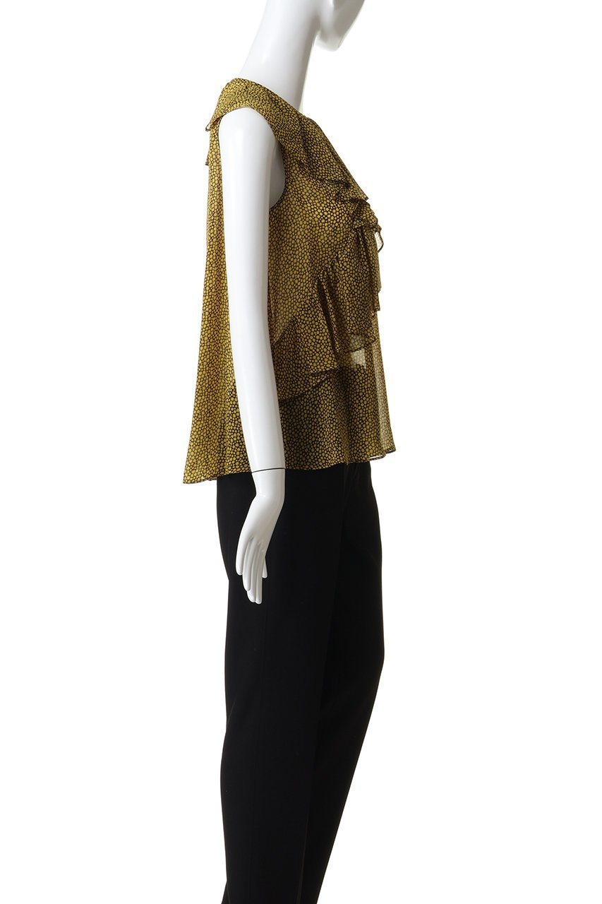 【アルアバイル/allureville】のルミナスプリントアシンメラッフルブラウス 人気、トレンドファッション・服の通販 founy(ファニー) 　ファッション　Fashion　レディースファッション　Fashion for Women　トップス・カットソー　Cut & Sew Tops　シャツ・ブラウス・オフィスカジュアル　Elegant Blouses & Button-Ups　アシンメトリー　Asymmetrical Style　ショート　Short, Short Length　ジャケット　Jacket, Outerwear　スリーブ　Sleeve, Long Sleeve / Short Sleeve　ラッフル　Ruffle, Frill　other-3|ID: prp329100004630809 ipo3291000000035511730