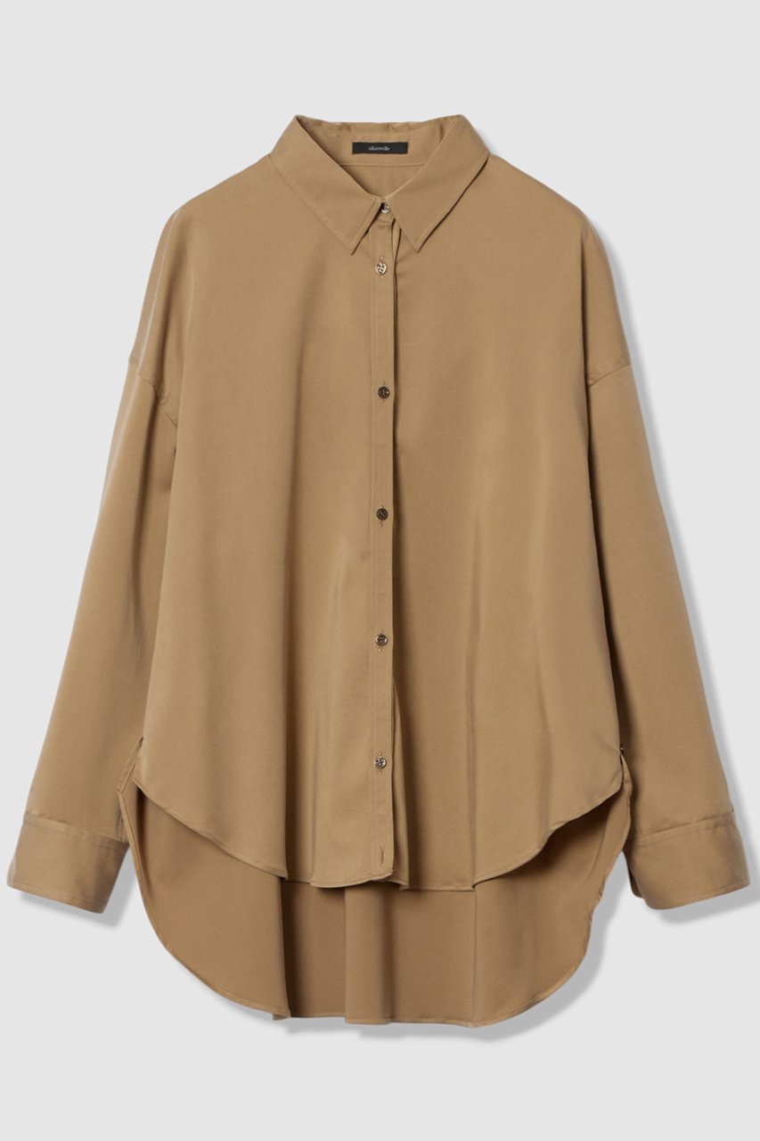 【アルアバイル/allureville】のフィブリルカシュクールシャツ インテリア・キッズ・メンズ・レディースファッション・服の通販 founy(ファニー) 　ファッション　Fashion　レディースファッション　Fashion for Women　トップス・カットソー　Cut & Sew Tops　シャツ・ブラウス・オフィスカジュアル　Elegant Blouses & Button-Ups　2025年　2025　2025-2026秋冬・A/W　Autumn/Winter 2025–26 AW25–26　おすすめ　Recommended / Our Picks　インナー　Innerwear　エレガント 上品　Elegant　カシュクール　Wrap Design　シアー　Sheer, See-Through　スリーブ　Sleeve, Long Sleeve / Short Sleeve　セットアップ　Set-Up, Coordinated Outfit　タートルネック　Turtleneck, High Neck　バランス　Balance, Style Balance　ビンテージ　Vintage, Retro Style　ボトム　Bottoms, Lower Wear　ロング　Long, Long-Length　秋　Autumn　A/W・秋冬　Autumn/Winter　羽織　Haori, Light Jacket　長袖　Long Sleeve, Full Sleeve　ベージュ|ID: prp329100004630810 ipo3291000000033313327