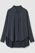 【アルアバイル/allureville】のフィブリルカシュクールシャツ ネイビー|ID:prp329100004630810