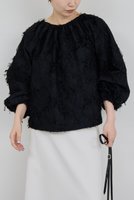 【ガリャルダガランテ/GALLARDAGALANTE】のジャガード2WAYブラウス 人気、トレンドファッション・服の通販 founy(ファニー) ファッション Fashion レディースファッション Fashion for Women トップス・カットソー Cut & Sew Tops シャツ・ブラウス・オフィスカジュアル Elegant Blouses & Button-Ups 2025年 2025 2025-2026秋冬・A/W Autumn/Winter 2025–26 AW25–26 ショルダー Shoulder, Shoulder Strap シンプル Simple, Minimal ジャカード／ジャガード Jacquard, Woven Pattern スリーブ Sleeve, Long Sleeve / Short Sleeve ファブリック Fabric, Textile ボトム Bottoms, Lower Wear ランダム Random, Irregular ロング Long, Long-Length A/W・秋冬 Autumn/Winter |ID:prp329100004630811