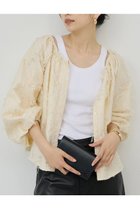 【ガリャルダガランテ/GALLARDAGALANTE】のジャガード2WAYブラウス 人気、トレンドファッション・服の通販 founy(ファニー) ファッション Fashion レディースファッション Fashion for Women トップス・カットソー Cut & Sew Tops シャツ・ブラウス・オフィスカジュアル Elegant Blouses & Button-Ups 2025年 2025 2025-2026秋冬・A/W Autumn/Winter 2025–26 AW25–26 ショルダー Shoulder, Shoulder Strap シンプル Simple, Minimal ジャカード／ジャガード Jacquard, Woven Pattern スリーブ Sleeve, Long Sleeve / Short Sleeve ファブリック Fabric, Textile ボトム Bottoms, Lower Wear ランダム Random, Irregular ロング Long, Long-Length A/W・秋冬 Autumn/Winter thumbnail ベージュ|ID: prp329100004630811 ipo3291000000033313339