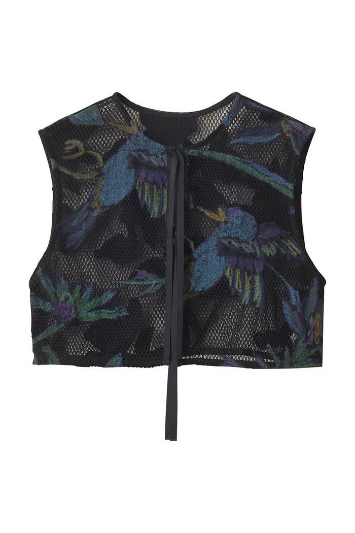 【ニアー ニッポン/near.nippon】のメッシュオパール柄 クロップト トップス インテリア・キッズ・メンズ・レディースファッション・服の通販 founy(ファニー) https://founy.com/ ファッション Fashion レディースファッション Fashion for Women トップス・カットソー Cut & Sew Tops キャミソール&ノースリーブ Camisoles & Sleeveless Tops シャツ・ブラウス・オフィスカジュアル Elegant Blouses & Button-Ups インナー Innerwear コンパクト Compact, Small Size シンプル Simple, Minimal ノースリーブ Sleeveless, No-Sleeve バランス Balance, Style Balance パターン Pattern, Design Print フォルム Silhouette, Form プリント Print, Printed Pattern ボタニカル Botanical, Floral Pattern ボックス Boxy, Box Shape ボレロ Bolero, Short Cardigan メッシュ Mesh, Net Fabric ラッセル Raschel, Raschel Lace リボン Ribbon, Bow ロング Long, Long-Length |ID: prp329100004630813 ipo3291000000036132342