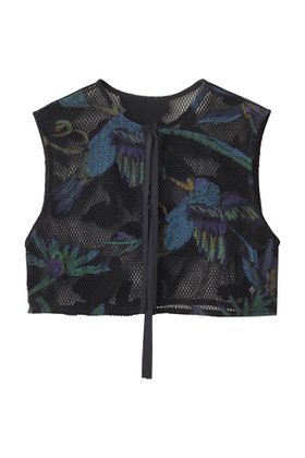 【ニアー ニッポン/near.nippon】 メッシュオパール柄 クロップト トップス人気、トレンドファッション・服の通販 founy(ファニー) ファッション Fashion レディースファッション Fashion for Women トップス・カットソー Cut & Sew Tops キャミソール&ノースリーブ Camisoles & Sleeveless Tops シャツ・ブラウス・オフィスカジュアル Elegant Blouses & Button-Ups インナー Innerwear コンパクト Compact, Small Size シンプル Simple, Minimal ノースリーブ Sleeveless, No-Sleeve バランス Balance, Style Balance パターン Pattern, Design Print フォルム Silhouette, Form プリント Print, Printed Pattern ボタニカル Botanical, Floral Pattern ボックス Boxy, Box Shape ボレロ Bolero, Short Cardigan メッシュ Mesh, Net Fabric ラッセル Raschel, Raschel Lace リボン Ribbon, Bow ロング Long, Long-Length |ID:prp329100004630813