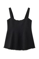 【デパリエ/DEPAREILLE】のテープヤーンツイードビスチェ 人気、トレンドファッション・服の通販 founy(ファニー) ファッション Fashion レディースファッション Fashion for Women トップス・カットソー Cut & Sew Tops キャミソール&ノースリーブ Camisoles & Sleeveless Tops シャツ・ブラウス・オフィスカジュアル Elegant Blouses & Button-Ups ビスチェ Bustiers & Corset Tops / Layered Bustier Style インナー Innerwear カットソー Cut and Sewn Top ツイード Twill, Twill Weave ノースリーブ Sleeveless, No-Sleeve ビスチェ Bustier, Corset Top モダン Modern, Contemporary モノトーン Monotone, Black and White |ID:prp329100004630815