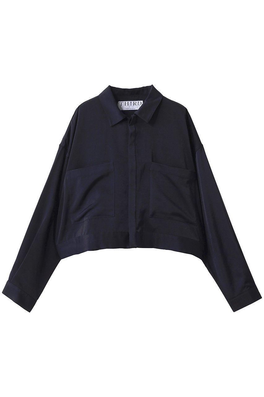 【サードマガジン/THIRD MAGAZINE】のドロストリングブラウス インテリア・キッズ・メンズ・レディースファッション・服の通販 founy(ファニー) 　ファッション　Fashion　レディースファッション　Fashion for Women　トップス・カットソー　Cut & Sew Tops　シャツ・ブラウス・オフィスカジュアル　Elegant Blouses & Button-Ups　2025年　2025　2025-2026秋冬・A/W　Autumn/Winter 2025–26 AW25–26　ショート　Short, Short Length　スリーブ　Sleeve, Long Sleeve / Short Sleeve　バランス　Balance, Style Balance　ボトム　Bottoms, Lower Wear　ロング　Long, Long-Length　エレガント 上品　Elegant　A/W・秋冬　Autumn/Winter　羽織　Haori, Light Jacket　ネイビー|ID: prp329100004630816 ipo3291000000033313377