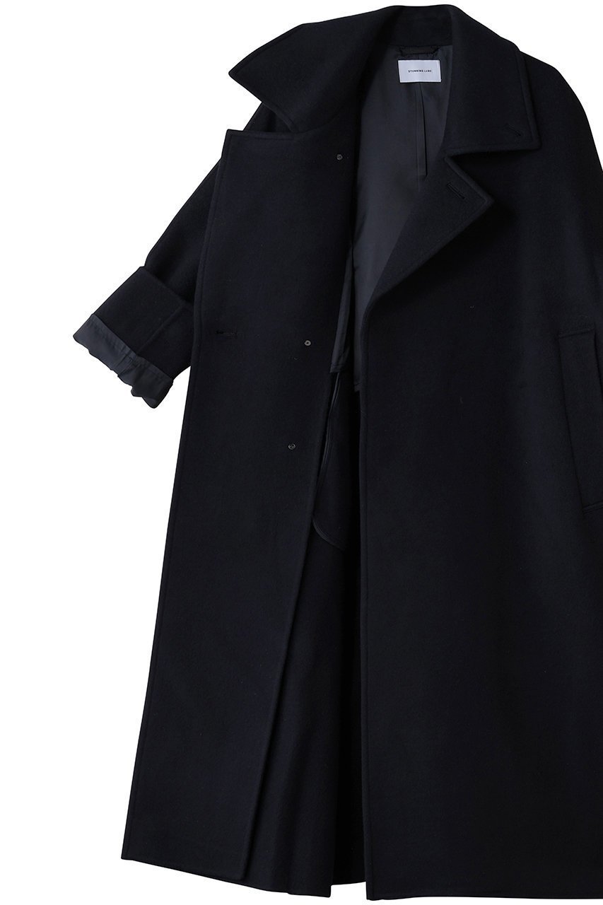 【スタニングルアー/STUNNING LURE】のrスプリットラグランロングコート 人気、トレンドファッション・服の通販 founy(ファニー) 　ファッション　Fashion　レディースファッション　Fashion for Women　アウター　Coat / Outerwear Collection　コート・ロングコート・ピーコート　Long Coats, Peacoats & More　なめらか　Smooth, Silky Texture　ハンド　Hand, Handmade　メンズ　Men's, Menswear　ロング　Long, Long-Length　再入荷　Restock / Back in Stock　other-6|ID: prp329100004630819 ipo3291000000035631067