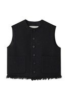 【デパリエ/DEPAREILLE】のテープヤーンツイードクルーネックジレ 人気、トレンドファッション・服の通販 founy(ファニー) ファッション Fashion レディースファッション Fashion for Women アウター Coat / Outerwear Collection レディースジャケット・軽アウター Jackets 2025年 2025 2025-2026秋冬・A/W Autumn/Winter 2025–26 AW25–26 ジャケット Jacket, Outerwear ベスト Vest, Waistcoat A/W・秋冬 Autumn/Winter |ID:prp329100004630821
